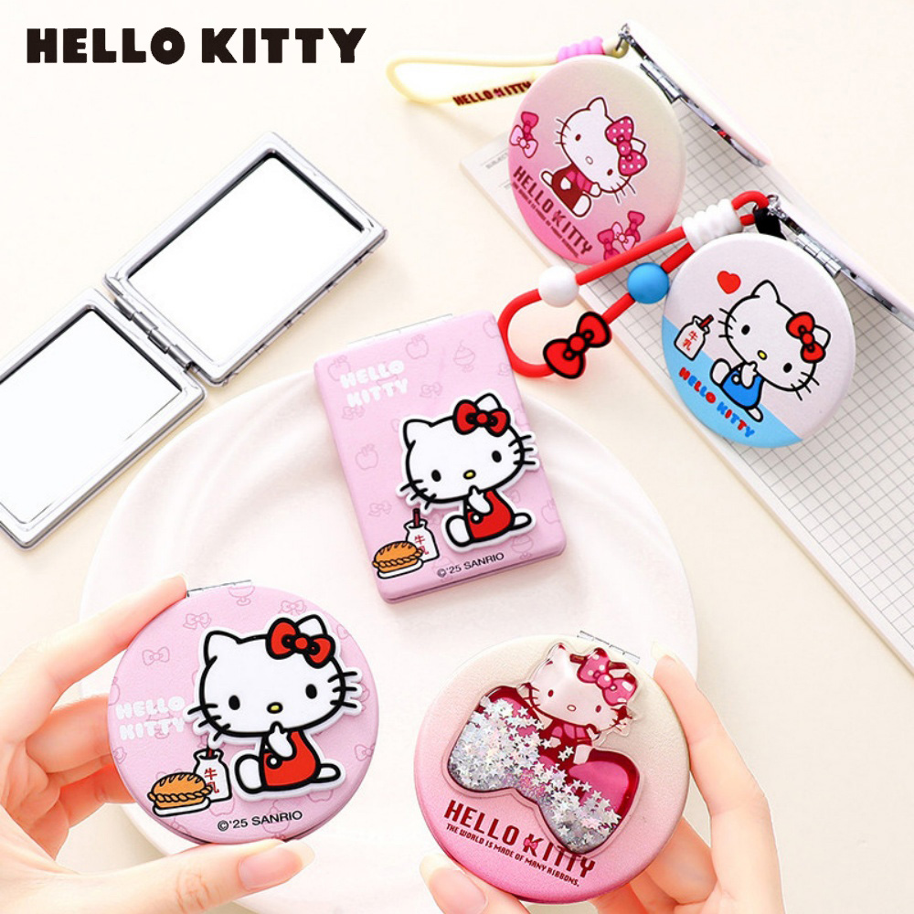 Travel Accessories In Japan - Cermin Rias Lipat Sanrio Hello Kitty