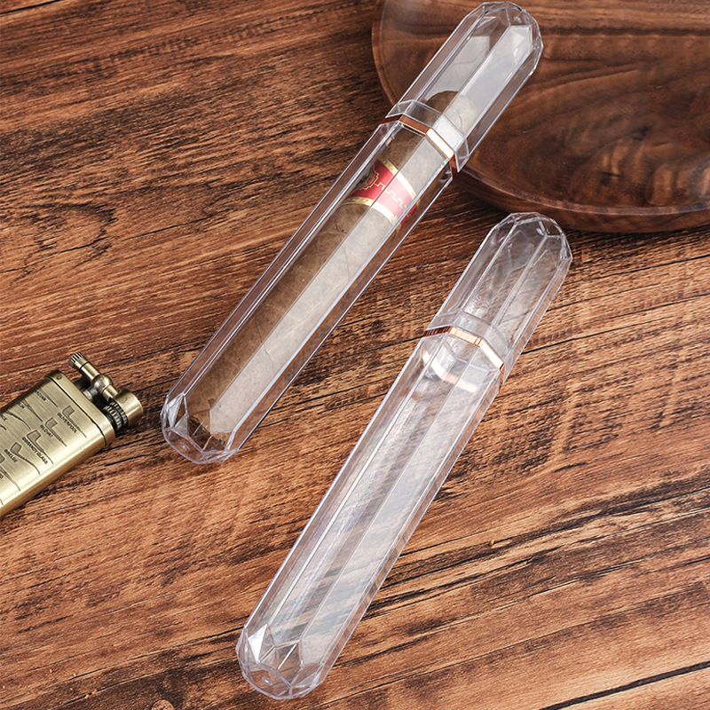 Travel Accessories Us - Tabung Cerutu Perjalanan Akrilik Fashion Humidor