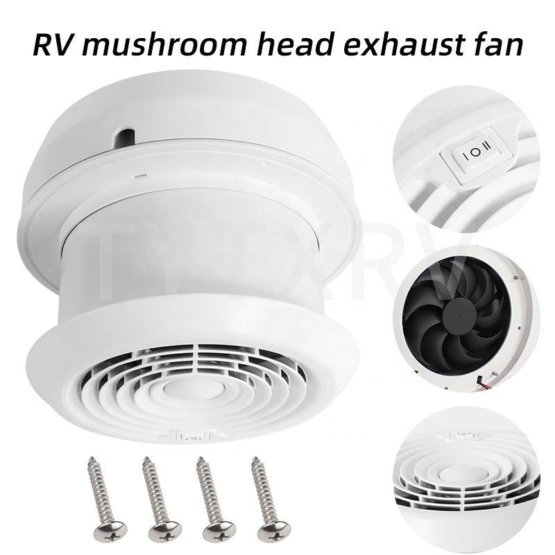 Travel Accessories Us - Aksesoris RV DC12V/24V Kipas Ventilasi Atap