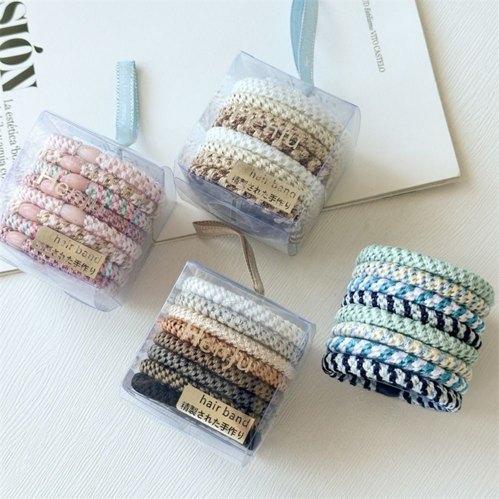 Travel Accessories Kmart - 8 Buah/Set Ikat Rambut Set Tali
