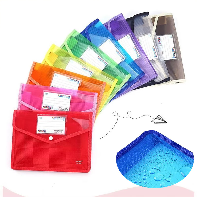 Document Organizer Folder - 1-10 Buah Folder File Tombol Jepret