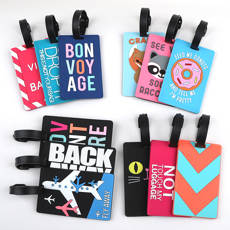 Travel Accessories Unique - 1 Buah Tag Bagasi PVC Hewan