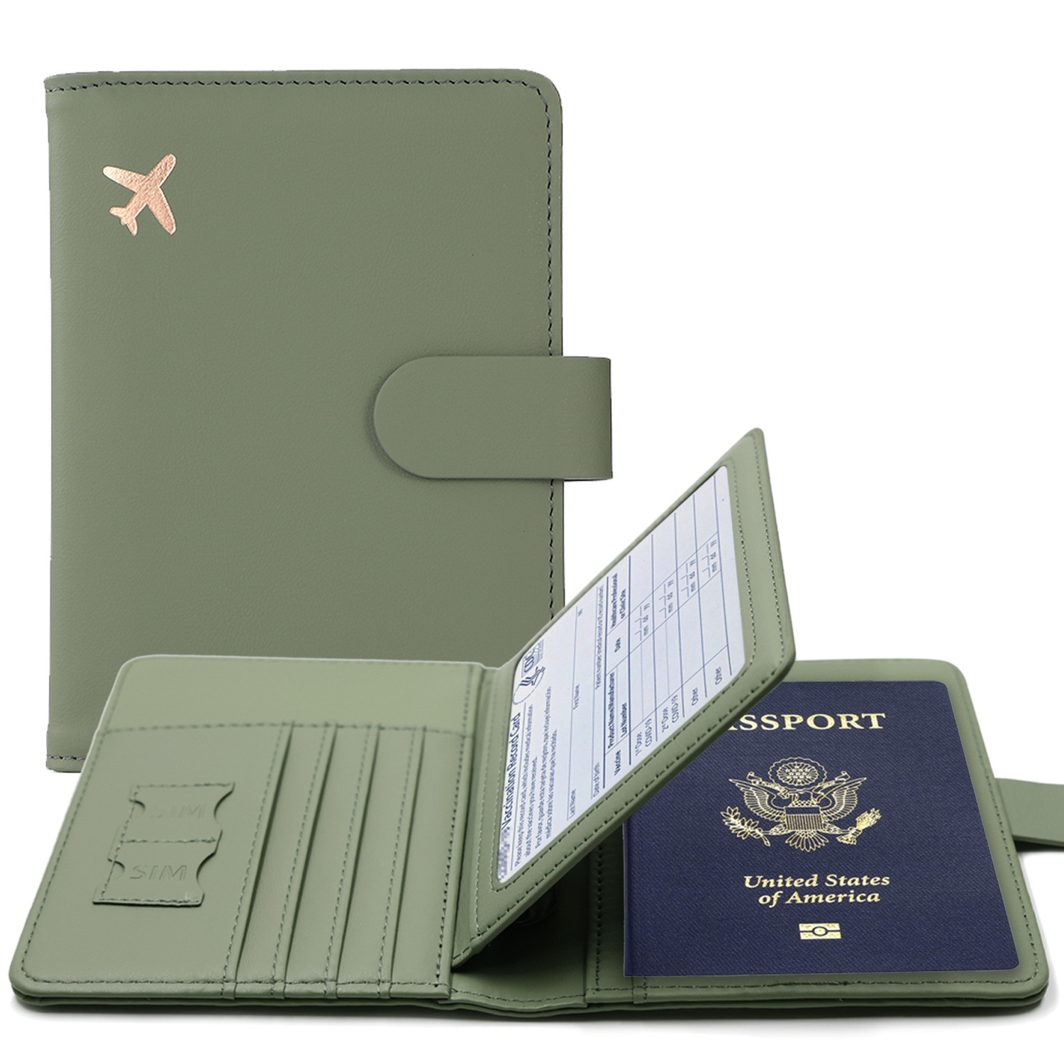 Travel Accessories Rfid - Sarung pelindung paspor RFID multifungsi, dompet