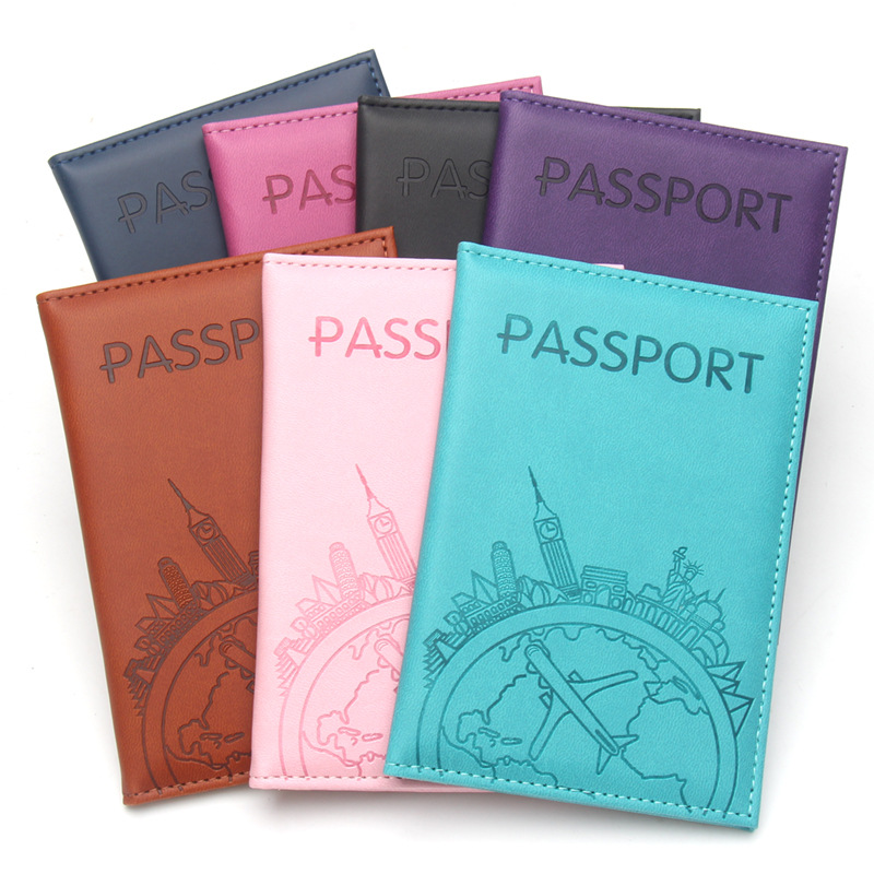 Travel Accessories Kmart - Dompet Paspor Kulit Global Flight, Penutup