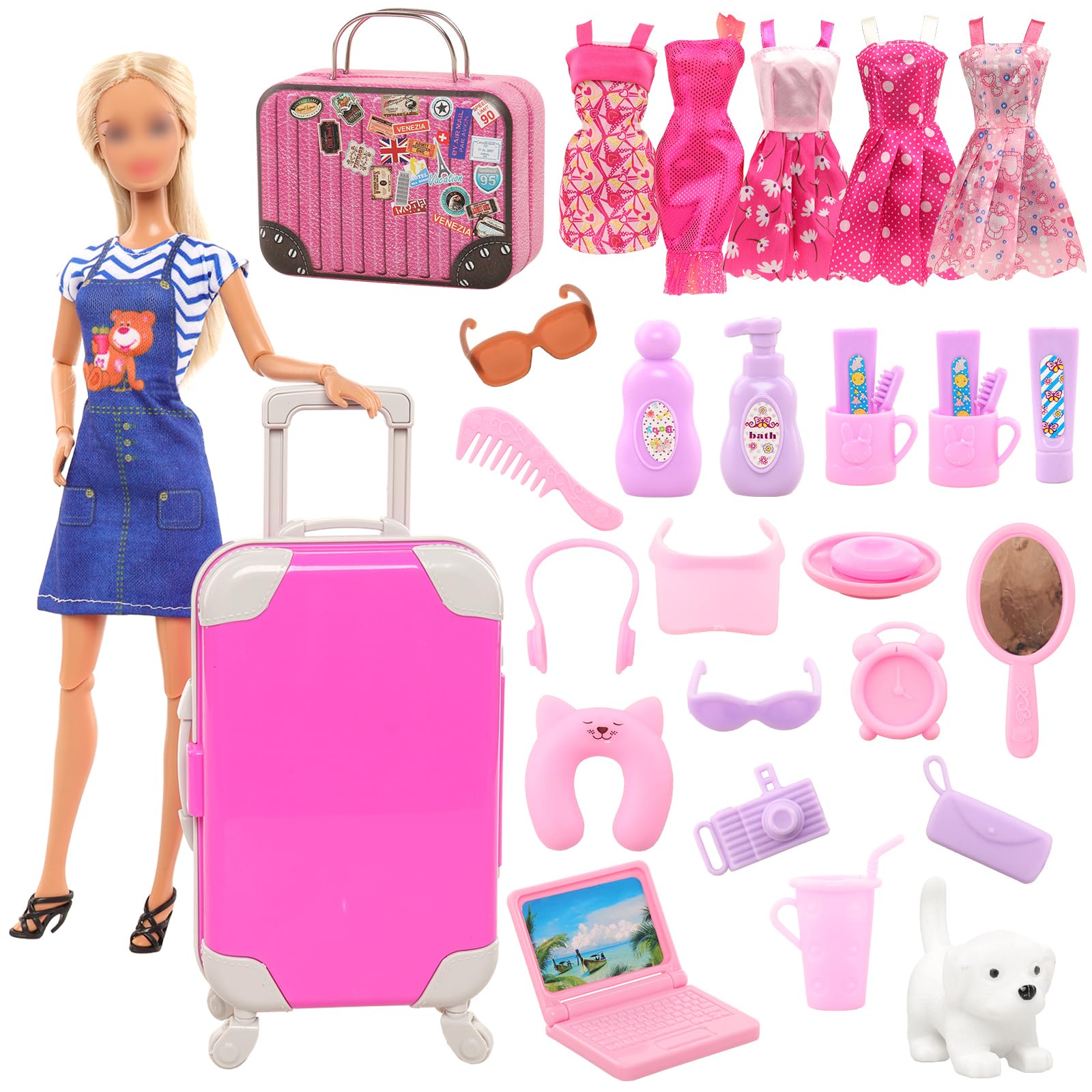 Travel Accessories Girly - BARWA 30 buah 11.5 lnci furnitur