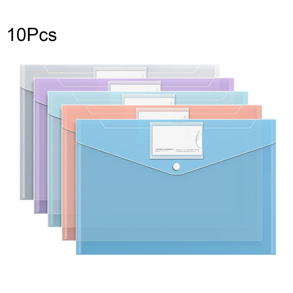 Document Organizer Folder - Tas File Tahan Air 10 Buah