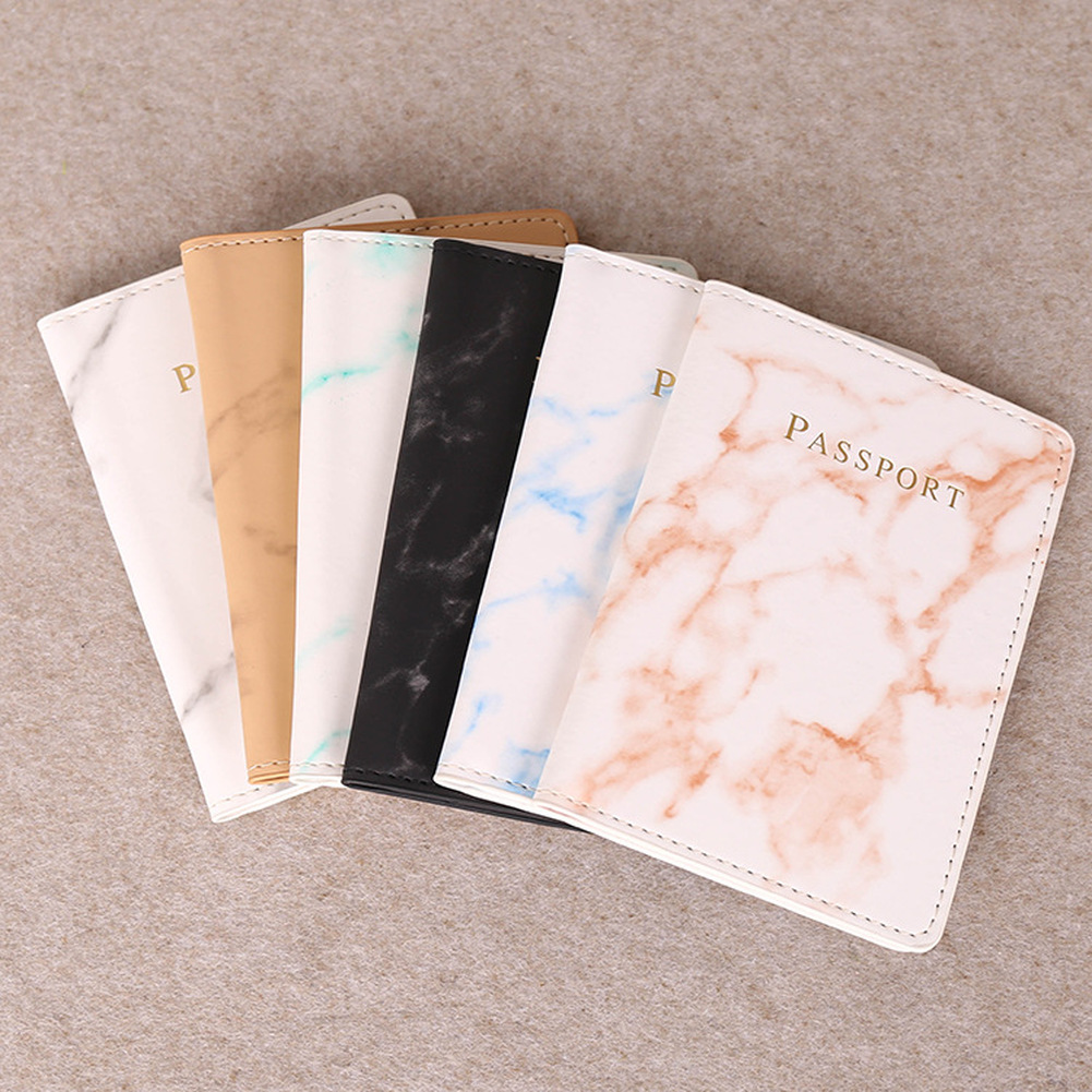 Travel Accessories Pouch For Women - Sarung paspor kulit Pu pria wanita,