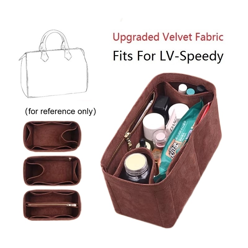 Travel Accessories Lv - Organizer Tas Sisipan Beludru untuk LV