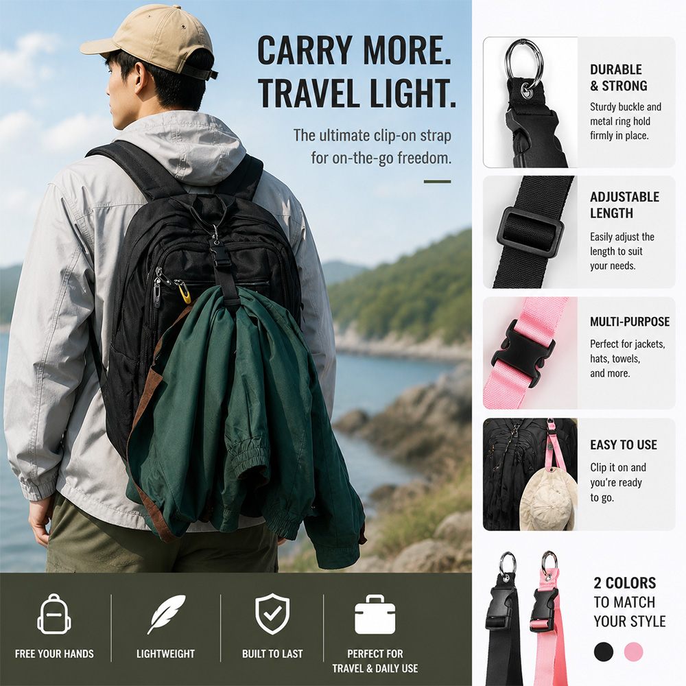 Travel Accessories Unique - Tali Bagasi Anti Maling Portabel Gesper