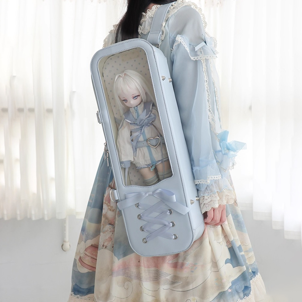 Travel Accessories Girly - Tas Jinjing Boneka Kulit Imitasi Berkualitas