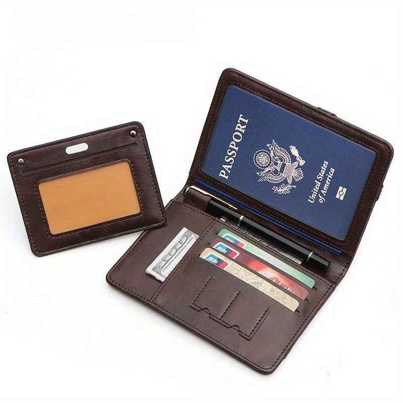 Travel Accessories Rfid - 1 Buah Dompet Paspor Ringan dengan