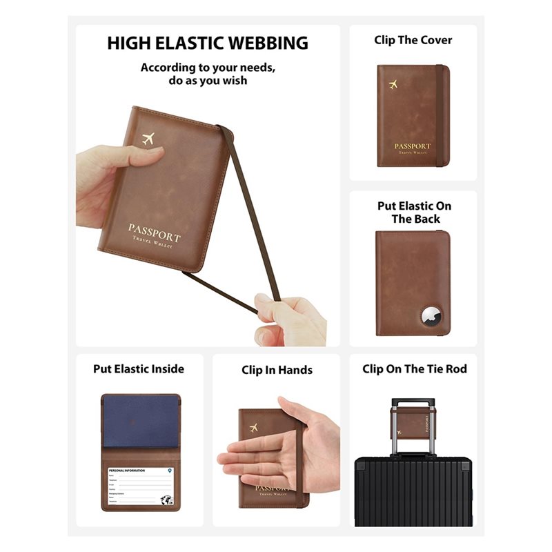 ABRT-Pemegang Paspor Dengan Pe - Travel Accessories Rfid ulasan dan harga