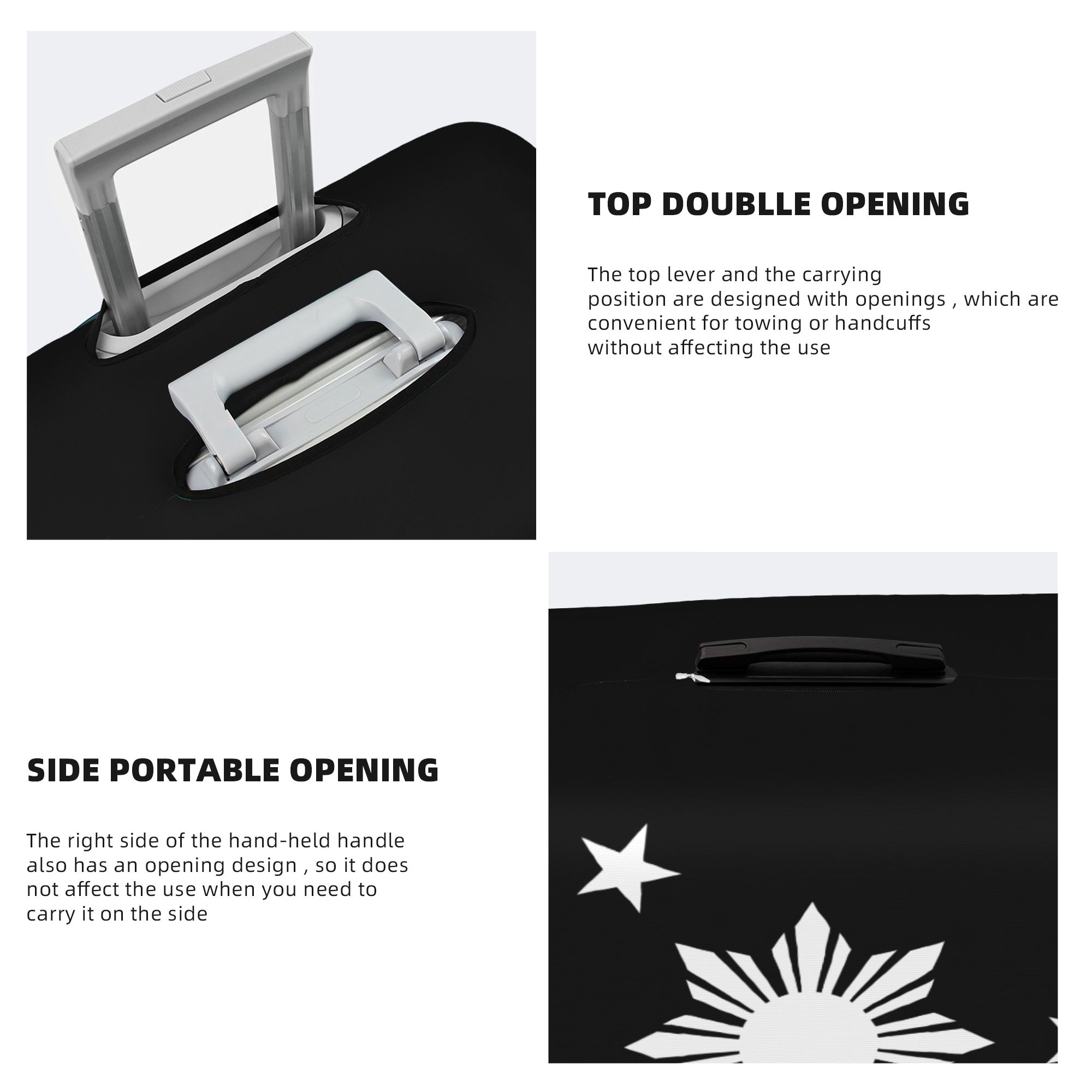 Penutup Koper Bendera Filipina - Travel Accessories Philippines ulasan dan harga