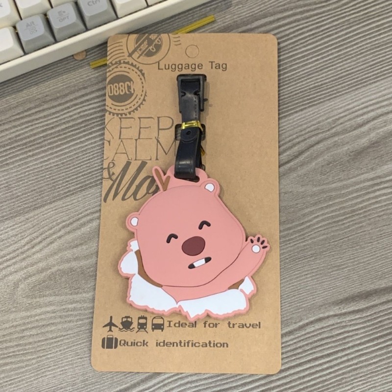 Tag Bagasi Kawaii Pororo Loopy - Travel Accessories Girly ulasan dan harga