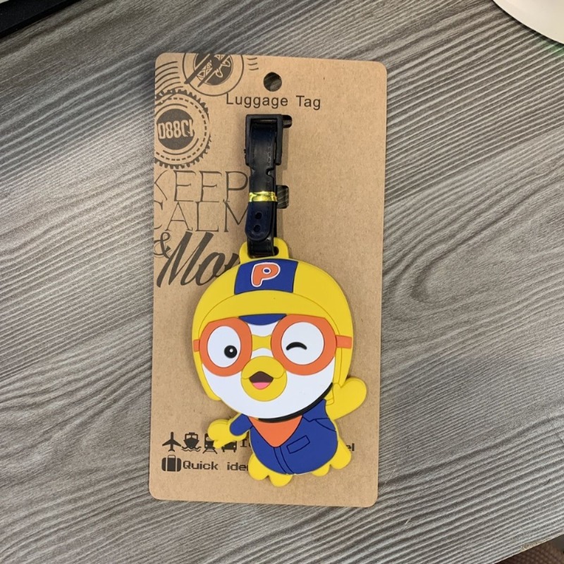 Tag Bagasi Kawaii Pororo Loopy - Travel Accessories Girly ulasan dan harga
