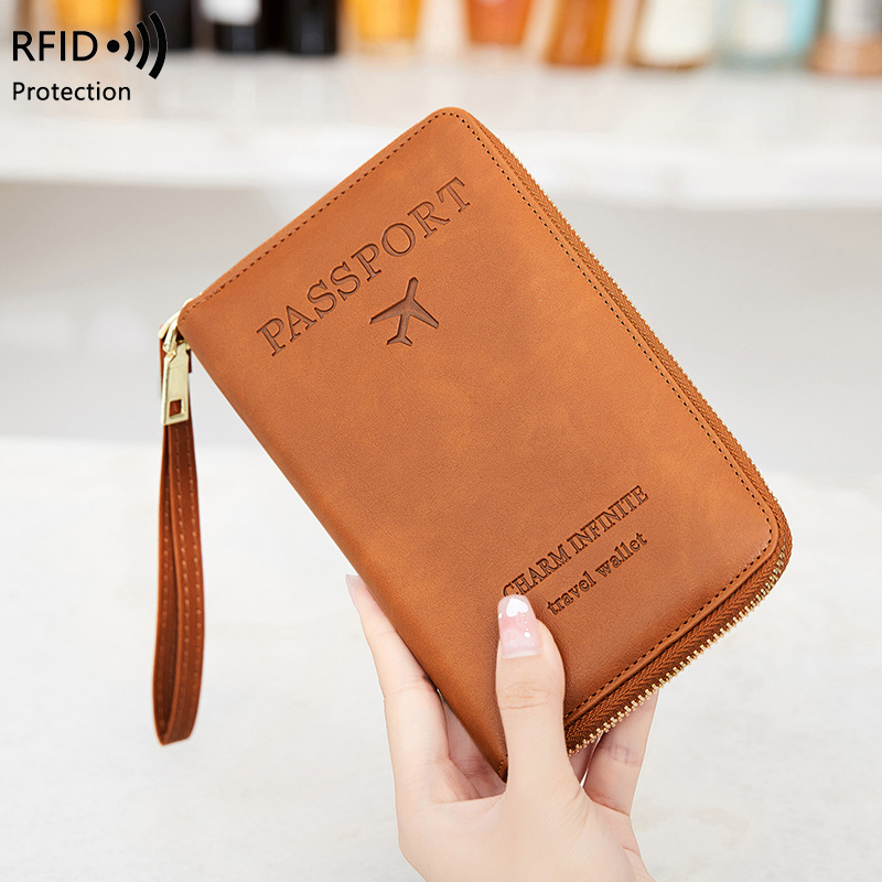 Penutup paspor kulit baru temp - Travel Accessories Rfid ulasan dan harga