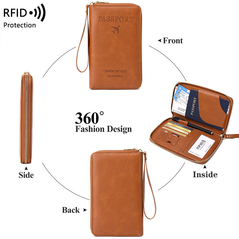 Penutup paspor kulit baru temp - Travel Accessories Rfid ulasan dan harga