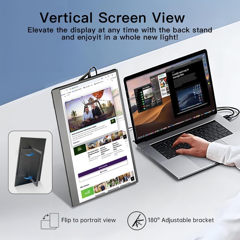 Monitor Portabel Layar Lebar 1 - Travel Video Accessories ulasan dan harga