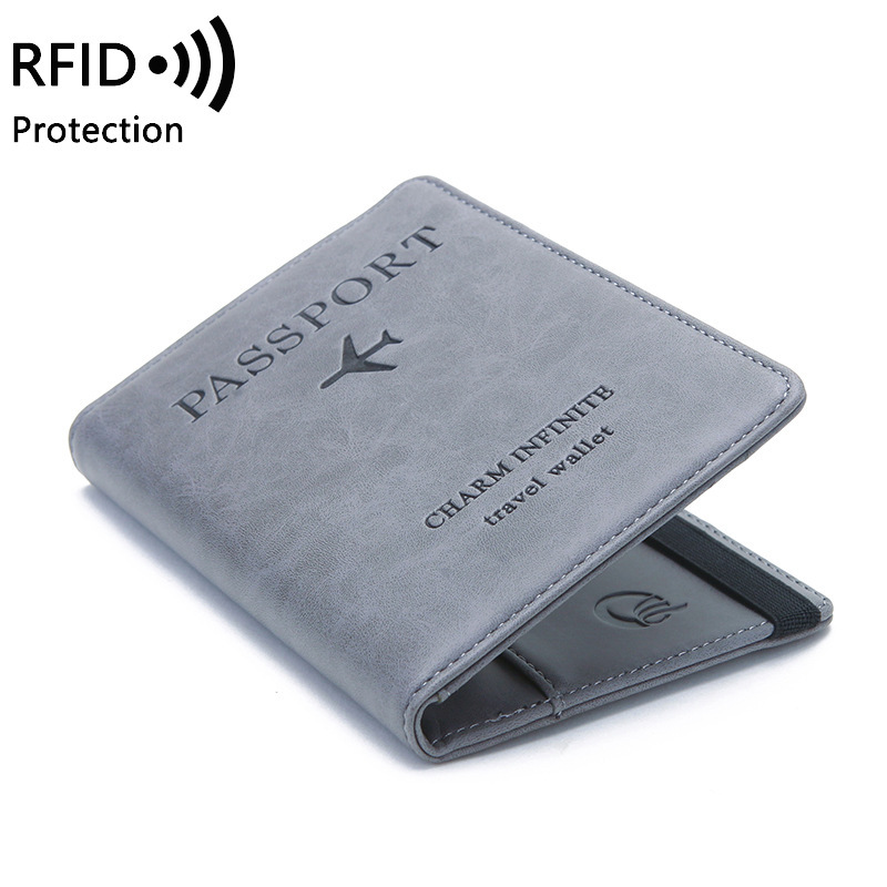 Tempat Paspor Kulit PU Uniseks - Travel Accessories Rfid ulasan dan harga