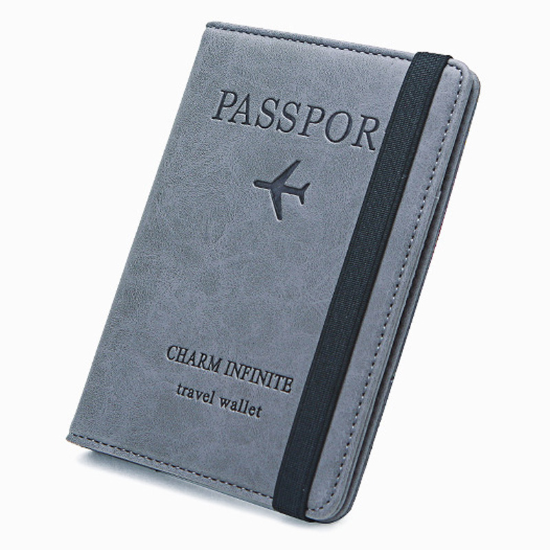 Tempat Paspor Kulit PU Uniseks - Travel Accessories Rfid ulasan dan harga
