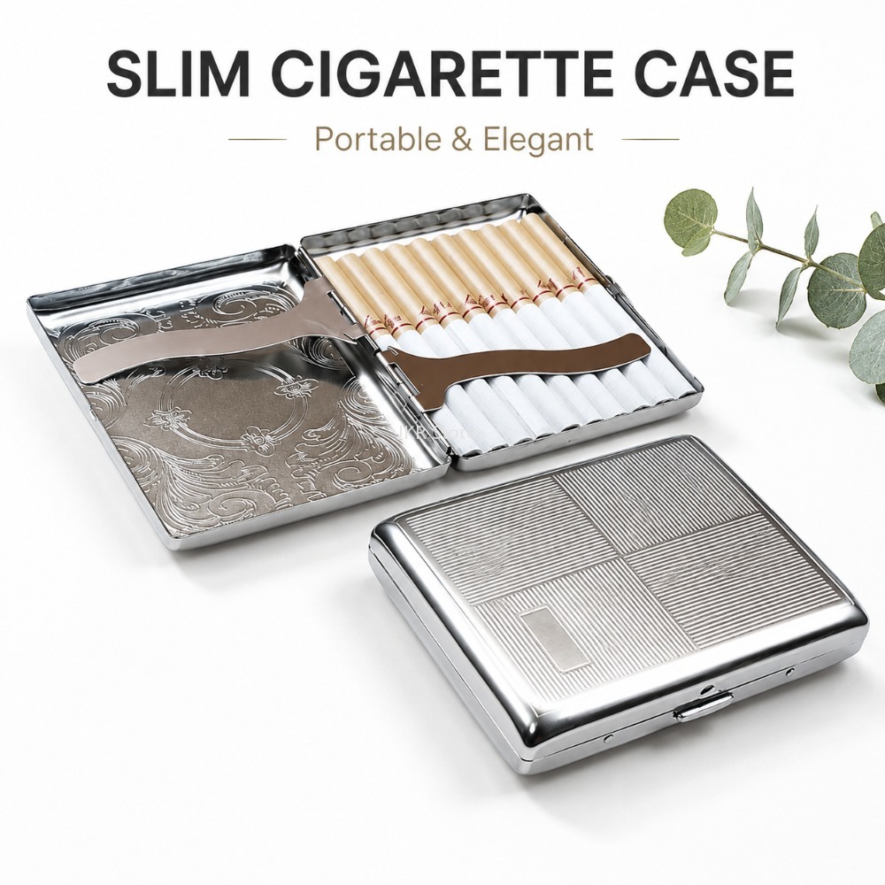 Kotak Rokok Stainless Steel Be - Travel Accessories Us ulasan dan harga