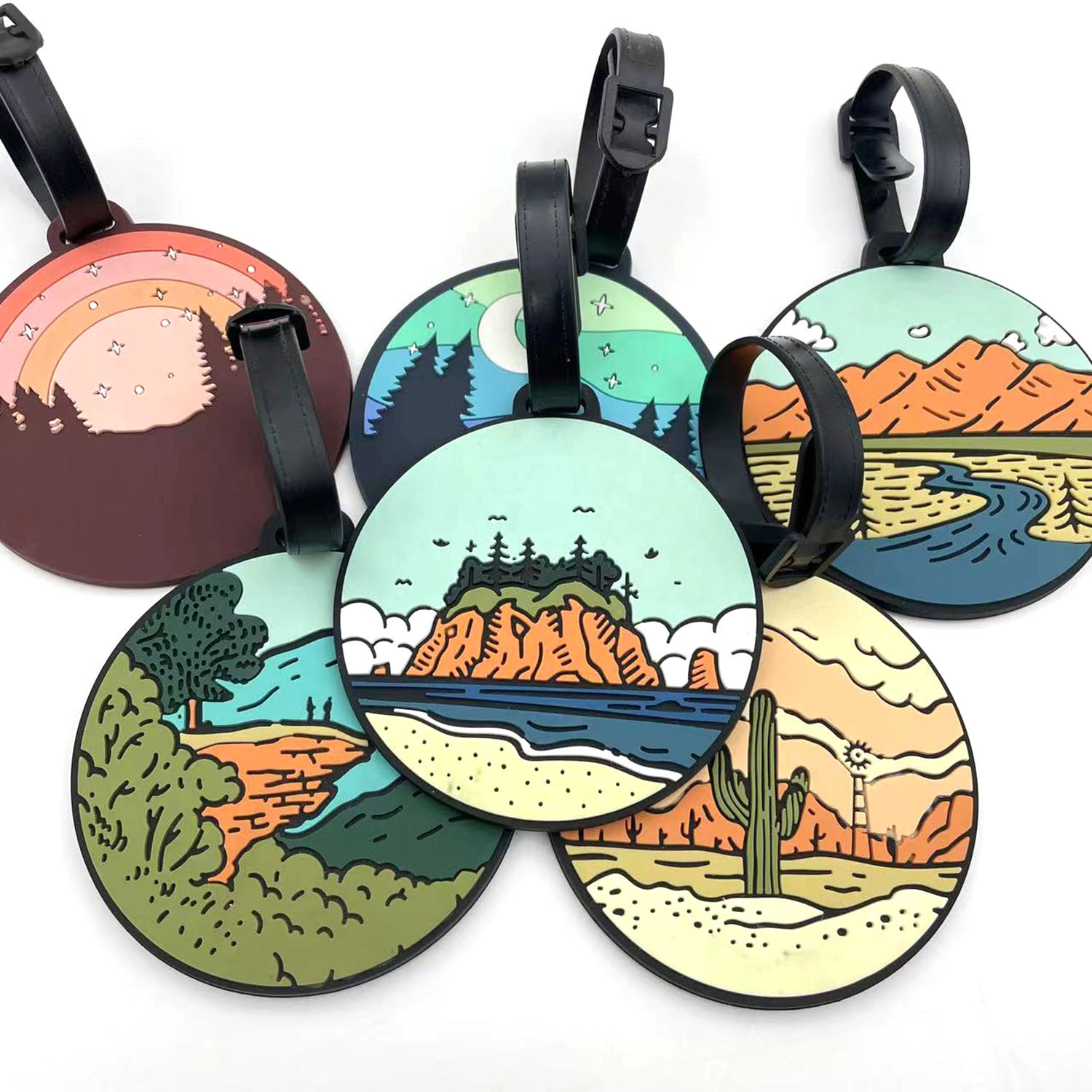 Liontin Tag Bagasi Pemandangan - Travel Accessories Unique ulasan dan harga