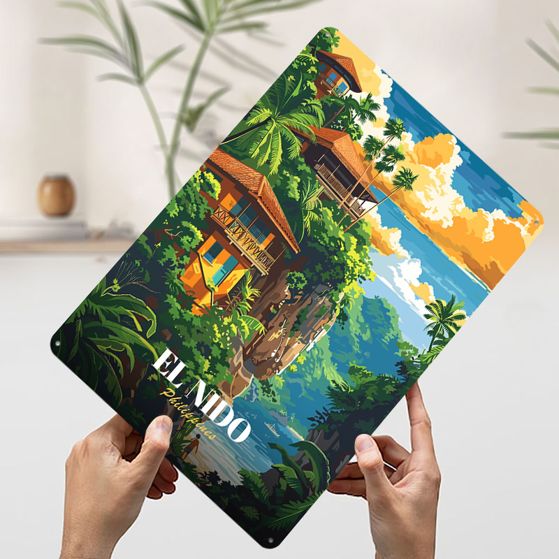 Poster Perjalanan El Nido Fili - Travel Accessories Philippines ulasan dan harga
