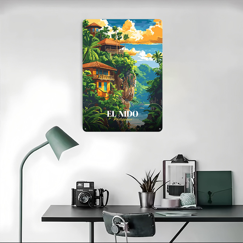 Poster Perjalanan El Nido Fili - Travel Accessories Philippines ulasan dan harga