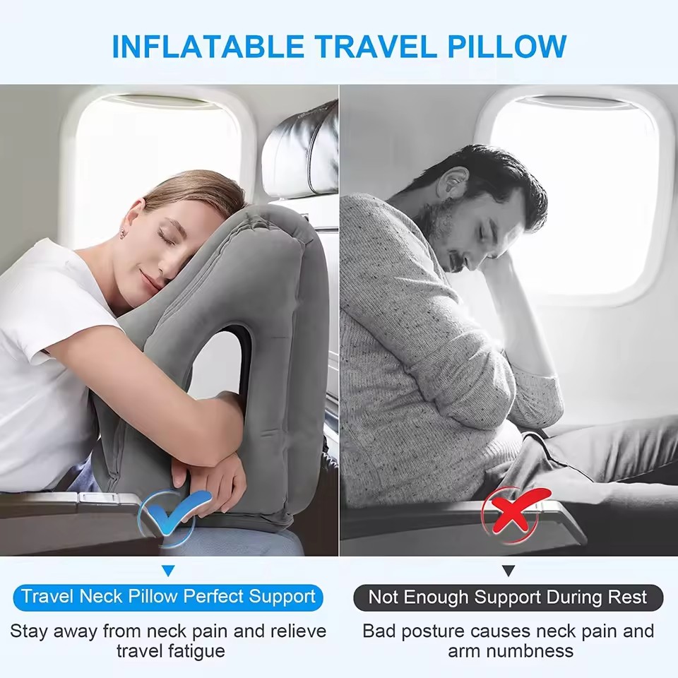 Bantal Perjalanan Tiup, Akseso - Travel Accessories Long Haul ulasan dan harga