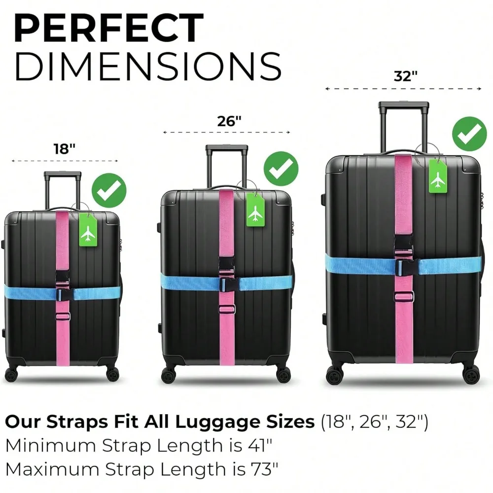 Set Tali Pengikat Koper dengan - Travel Accessories Unique ulasan dan harga