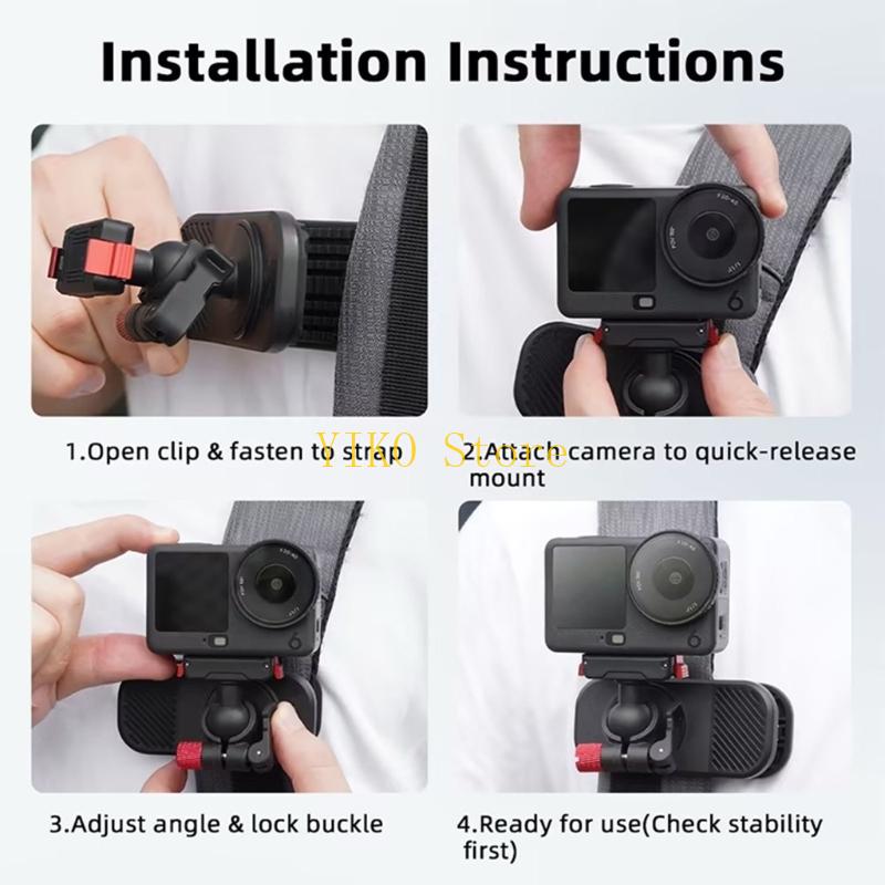 K32C Dudukan Tas Kamera Aksi M - Travel Video Accessories ulasan dan harga