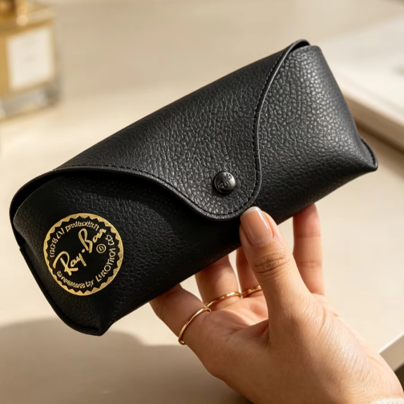 Kotak Kacamata Kulit Ray-Ban,  - Travel Accessories Pouch For Women ulasan dan harga