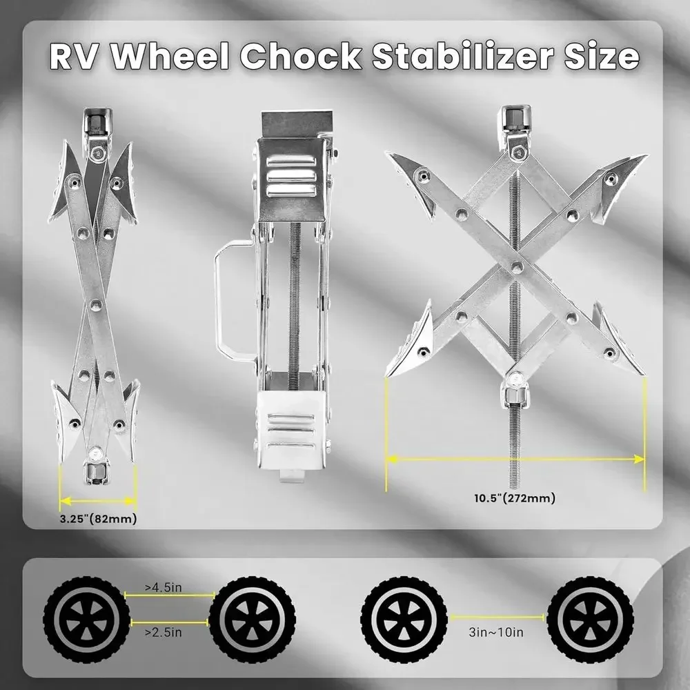 Penahan Roda RV Bentuk X, Coco - Travel Accessories Us ulasan dan harga