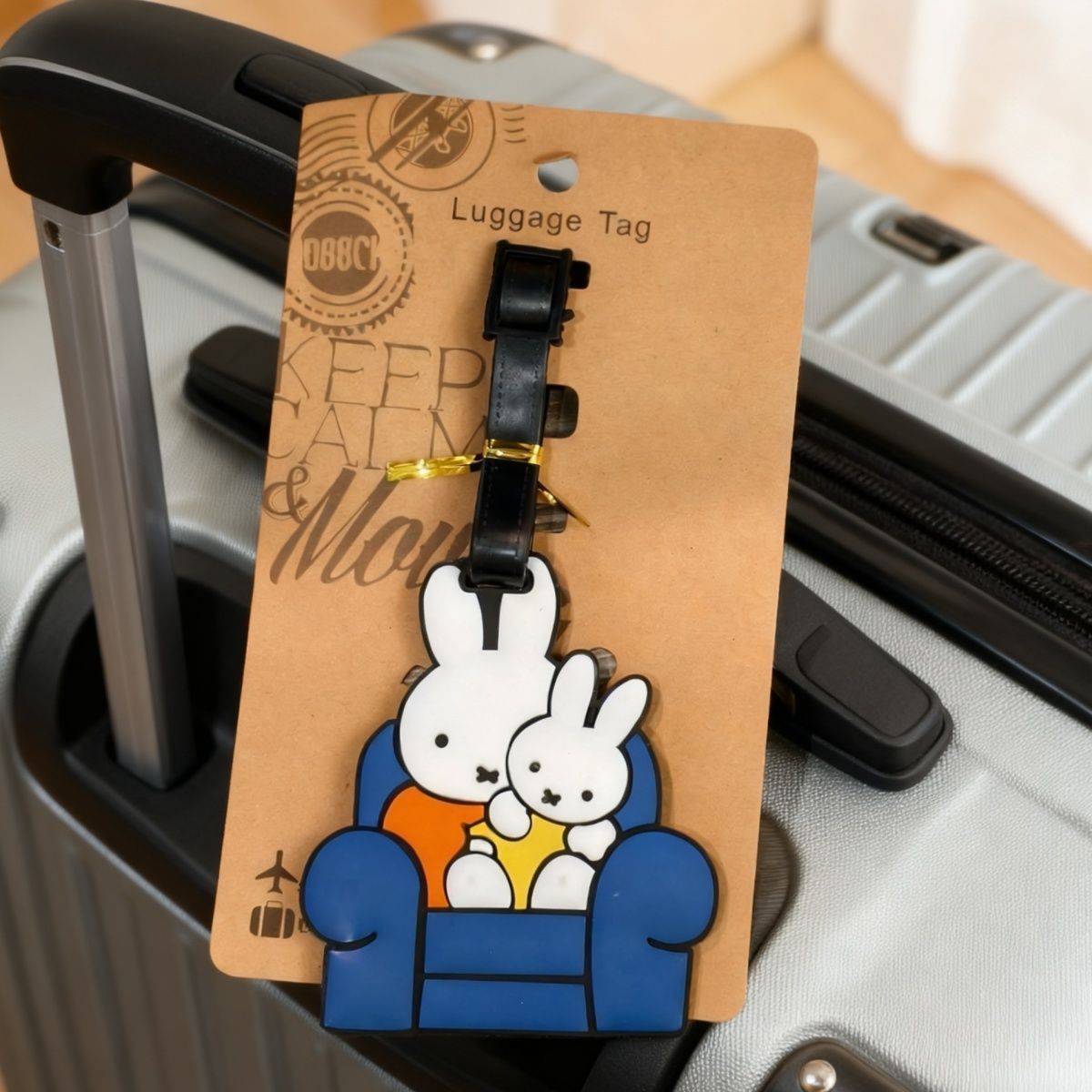 Kawaii Miffy Tag Bagasi Lucu K - Travel Accessories Girly ulasan dan harga