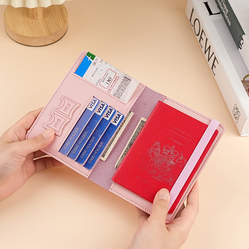 Sampul Paspor Kulit PU, Tempat - Travel Accessories Rfid ulasan dan harga