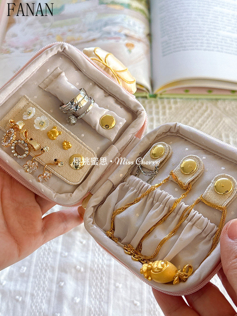 Kotak Penyimpanan Perhiasan Mi - Travel Accessories Girly ulasan dan harga
