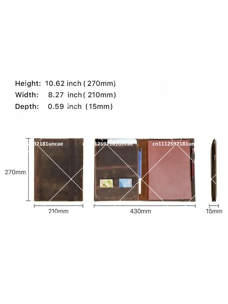 B5 Folder Dokumen Kulit Retro  - Document Organizer Folder ulasan dan harga