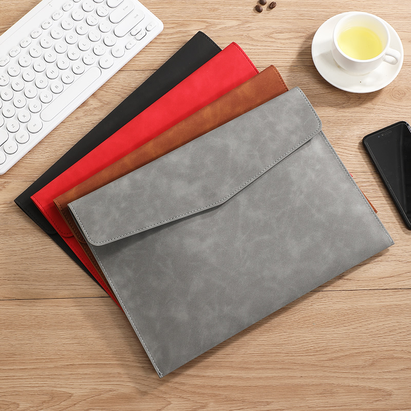 Tas Dokumen Kulit PU A4 dengan - Document Organizer Folder ulasan dan harga