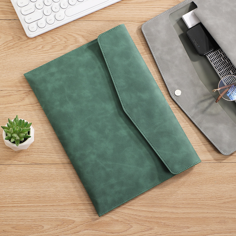 Tas Dokumen Kulit PU A4 dengan - Document Organizer Folder ulasan dan harga