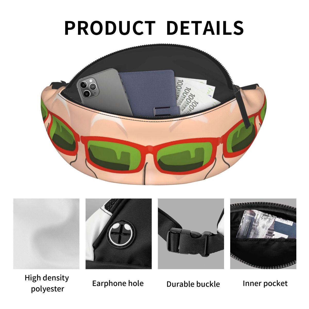 Tas Pinggang Anime Custom M-Ma - Travel Accessories Pouch For Women ulasan dan harga