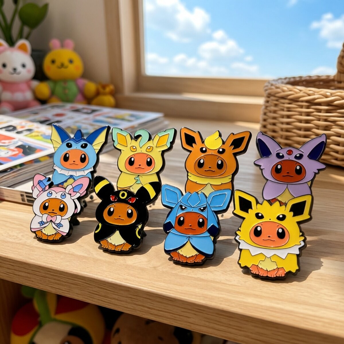 Kawaii Pokemon Anime Eevee Cos - Travel Accessories In Japan ulasan dan harga