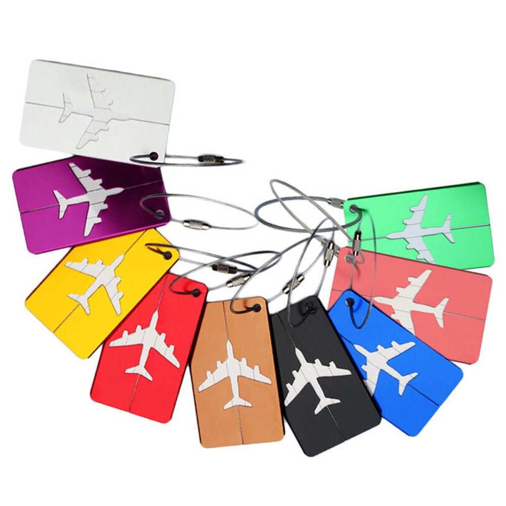 Label bagasi perjalanan Alumin - Travel Accessories Kmart ulasan dan harga