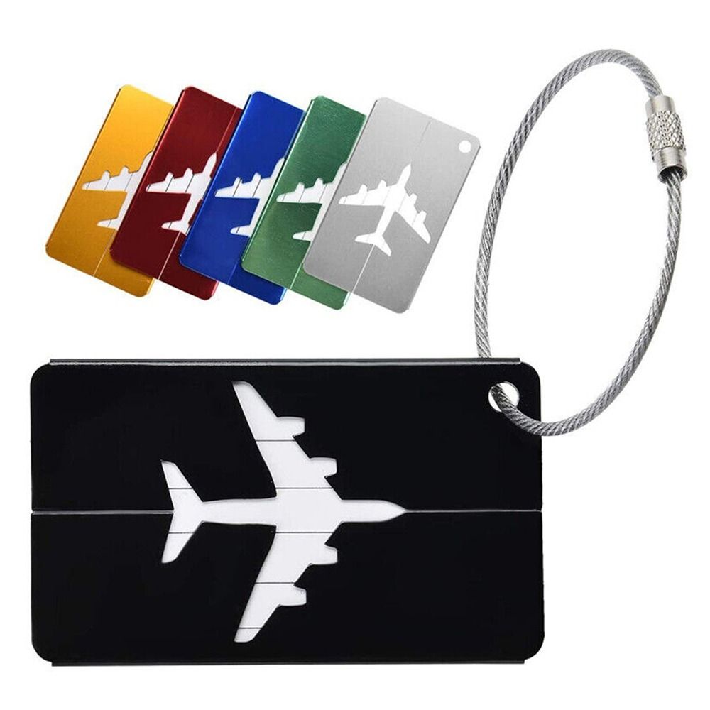 Label bagasi perjalanan Alumin - Travel Accessories Kmart ulasan dan harga