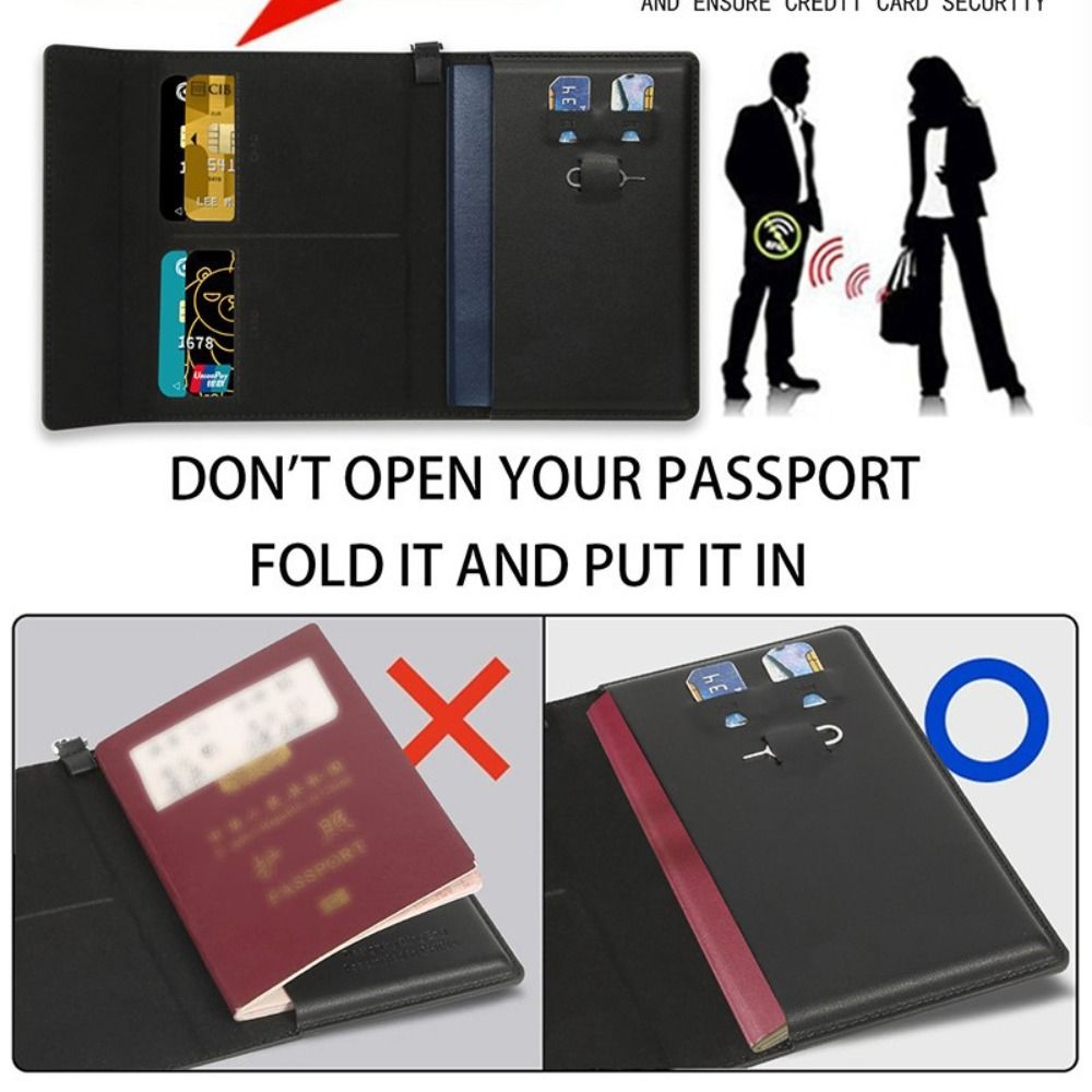 Tempat Paspor Warna Solid Tas  - Travel Accessories Rfid ulasan dan harga