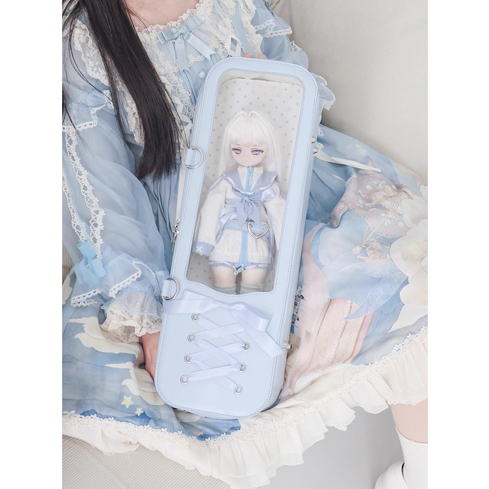 Tas Jinjing Boneka Kulit Imita - Travel Accessories Girly ulasan dan harga
