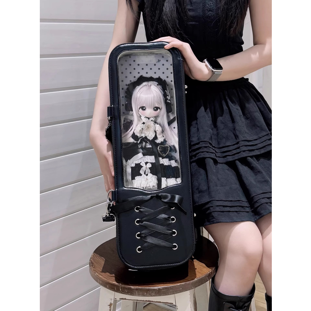 Tas Jinjing Boneka Kulit Imita - Travel Accessories Girly ulasan dan harga