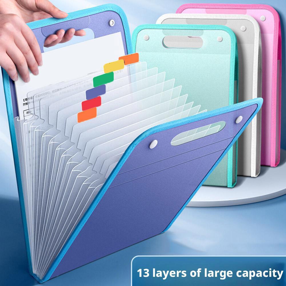 13 Folder File Saku Portabel U - Document Organizer Folder ulasan dan harga